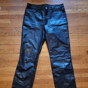 Genuine Leather Pants